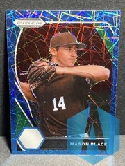 2021 Panini Prizm Draft Picks Blue Velocity Parallel #PDP85 Mason Black
